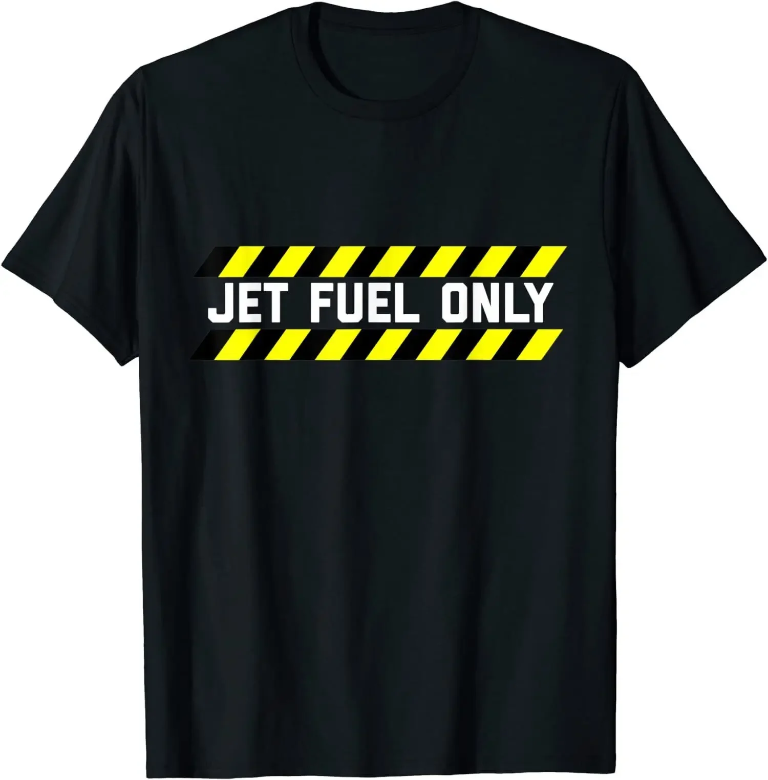 

Jet Fuel Only Funny Aircraft Mechanic O-Neck Cotton T Shirt Men Casual Short Sleeve Tees Tops High Quality