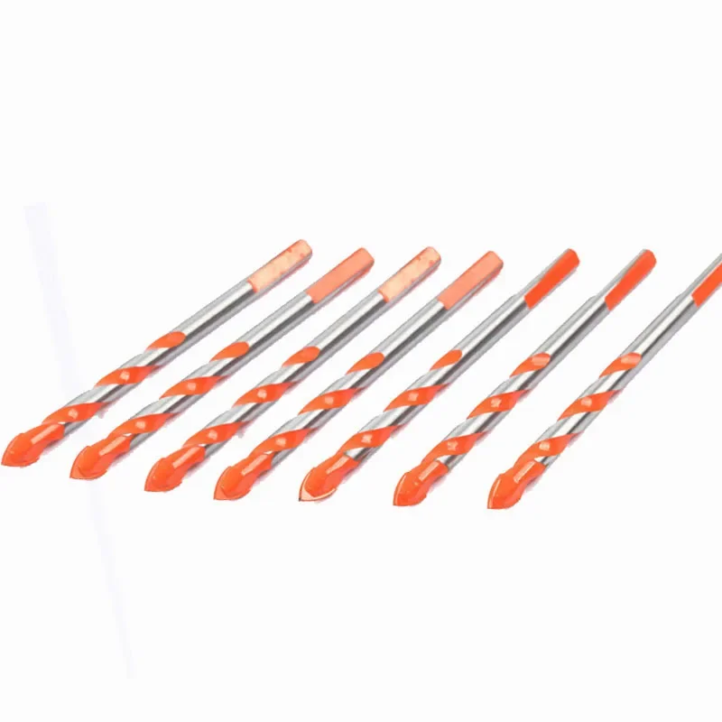 Drill Bits 3/4/5/6/8/10/12mm Tile Drill Bits For Glass Ceramic Concrete Hole Opener Hard Metal Alloy Triangle Bit Tools