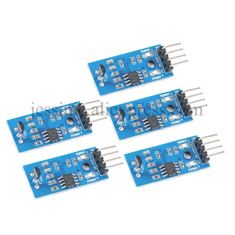 5pcs-lot-Hall-Sensors-Module-3144E-Hall-Switch-Speed-Magnetic-Swiches ...