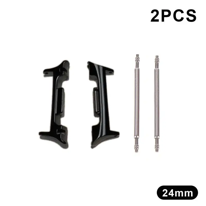 Stainless Steel Watchband Connector Adapters - 1 Pair