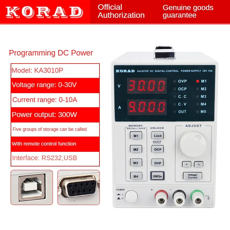 KORAD KA3010P 30V 10A KA3010D 30V 10A Programmable Adjustable