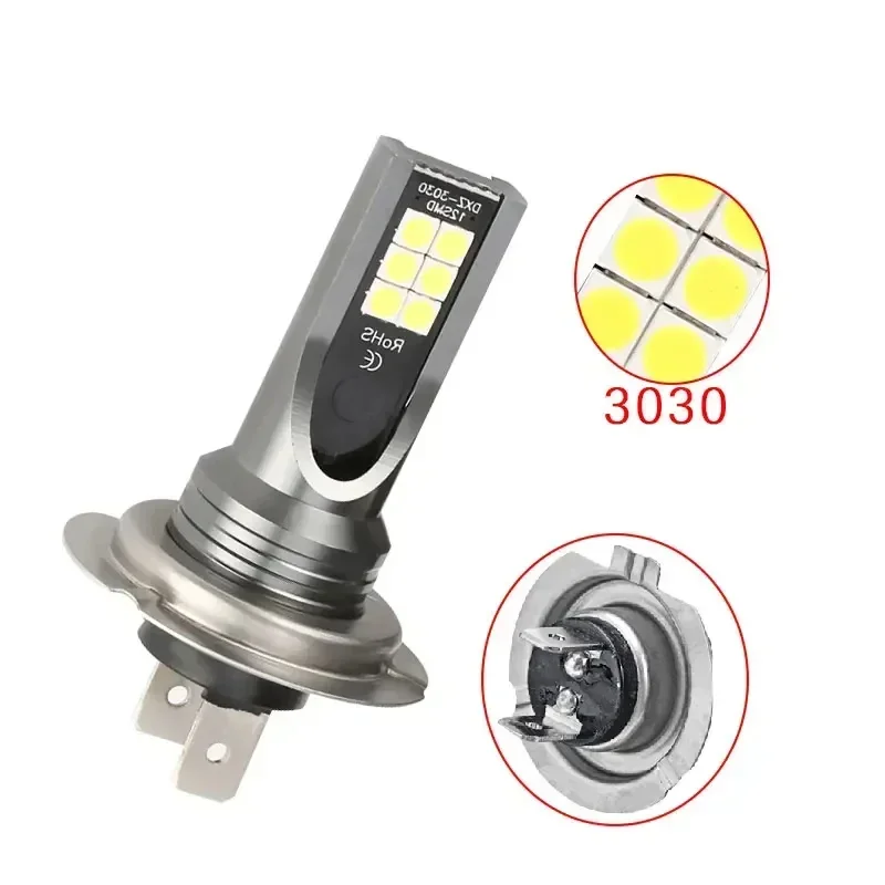 2pcs H7 Led 헤드 라이트 전구 키트 자동차 안개 전구 높은 낮은 빔 110w 30000lm 슈퍼 밝은 6000k 흰색 Led 조명 차량