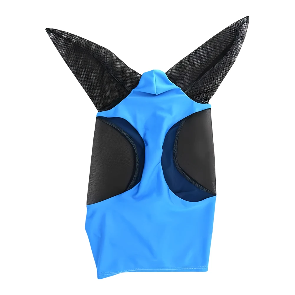 Mesh Fly Mask Hood Breathable Anti Fly Stretchy Knitted Mesh Mask Anti-Worms Horse Flying Mask Horse Riding Equestrian Equipment 5