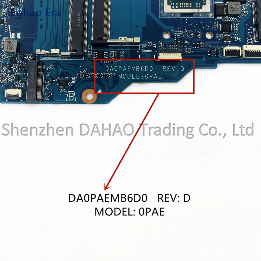 para hp 14-fq 14s-fq 14s-fr Tpn-q242 Laptop Motherboard com Cpu Amd r3 R53450 Ddr4 M03771001 M10792601 M03773-601 Da0paemb6d0 - Imagem 3