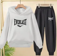 Nouveaux ensembles de survêtements pour enfants printemps-automne, 3-12 ans, garçons et filles, sweat-shirts et pantalons décontractés de sport, 2 pièces, vêtements pour enfants 2