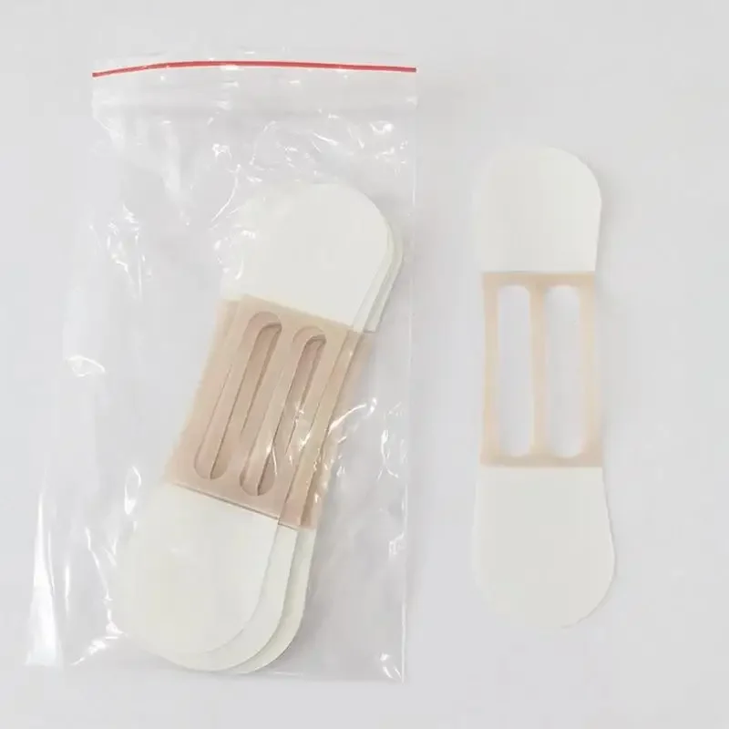 10pcs 투명 목 리프팅 패치 방수 탄력 보이지 않는 페이딩 목 주름 접착 스티커 페이스 리프트 테이프