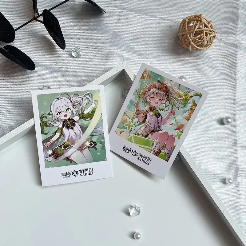 40pcs/set LOMO Cards Beelzebul Bookmark Students Stationary Message Card Kawaii Anime Photocard Nahida Tartaglia Jewelry Giftes kpop photo cards photo cards comics photo cards manga photo cards mini greeting cards anime card bookmark
