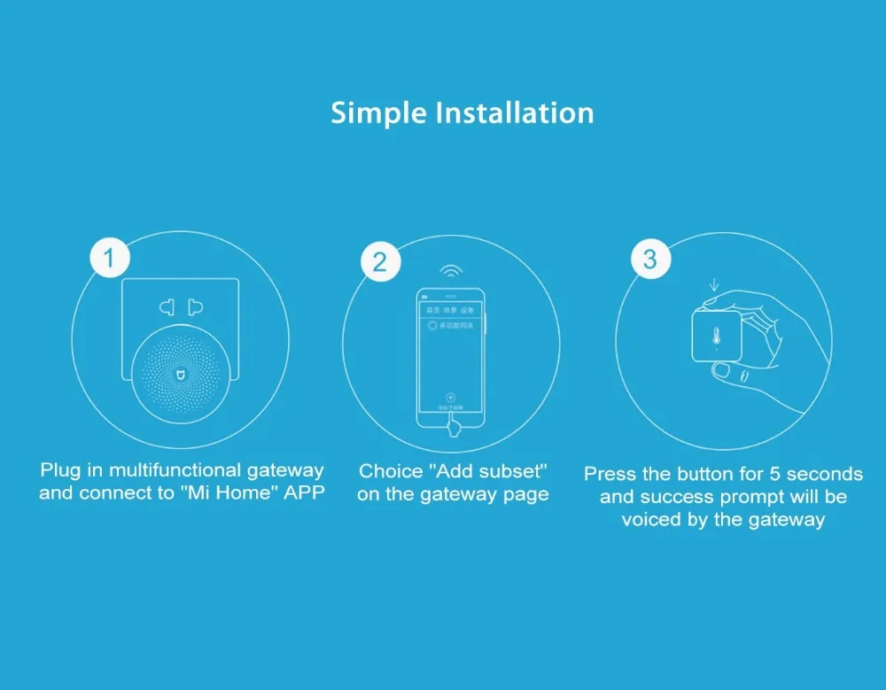 Global Version Temperature Humidity Sensor Smart Home ZigBee Smart Air Pressure