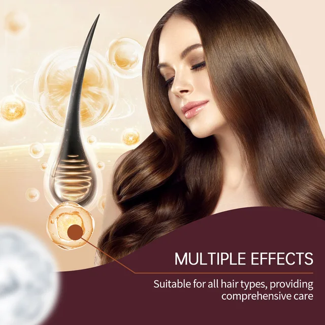 Batana Oil Shampoo Conditioner Set Oil Control Anti Dandruff Scalp Hair Treatment Split Ends Anti Frizz Hair Loss Hair Care Set 6