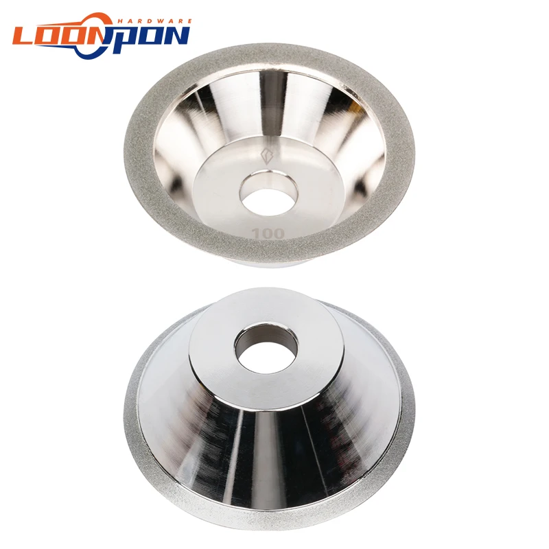 100mm diamond grinding wheel cup shaped diamond wheels DIsc for tungsten steel milling cutter tool sharpener grinder