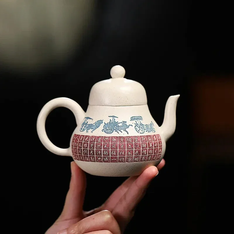 

200ml Creativity Yixing Purple Clay Tea Pot Handmade Beauty Filter Teapot Authentic Section Mud Kettle Chinese Zisha Tea Infuser