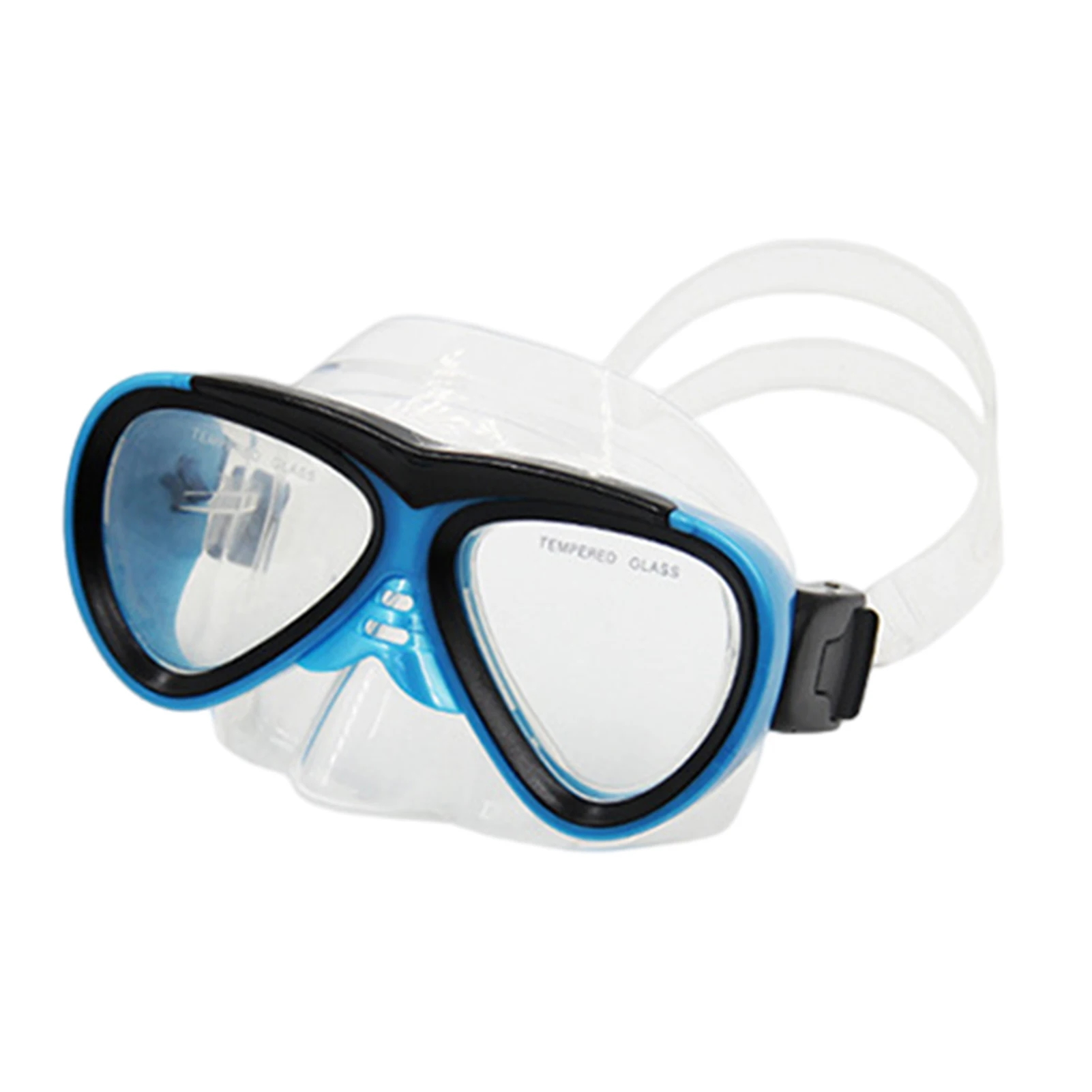 

UV Protection Swimming Goggles Anti Fog No Leak Kids Snorkeling Set Good Elasticity Clear View Adjustable Strap Scratch Proof