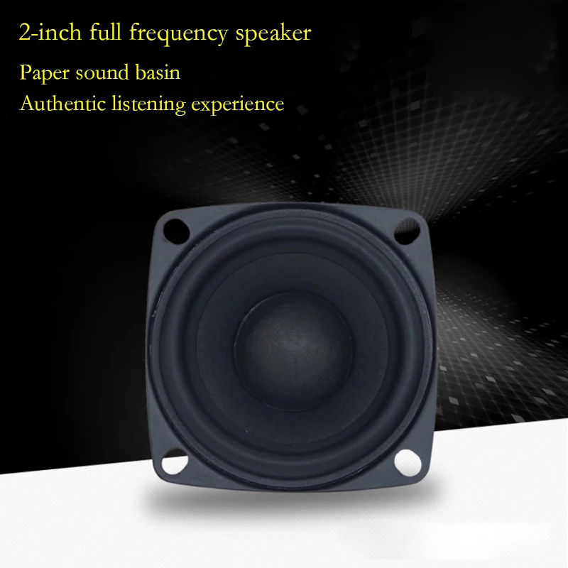 Hifi 2 Inch Full Range Speaker 4 Ohm 8 Ohm 15W DIY AudioTreble Mediant Bass Loudspeaker Computer TV Bluetooth Music Speakers