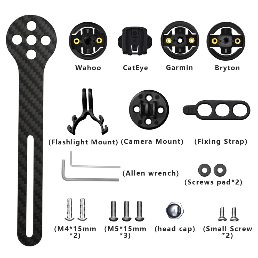 Bike Carbon Speedometer Stents Extender Bracket Bicycle Accessories bicycle accessories