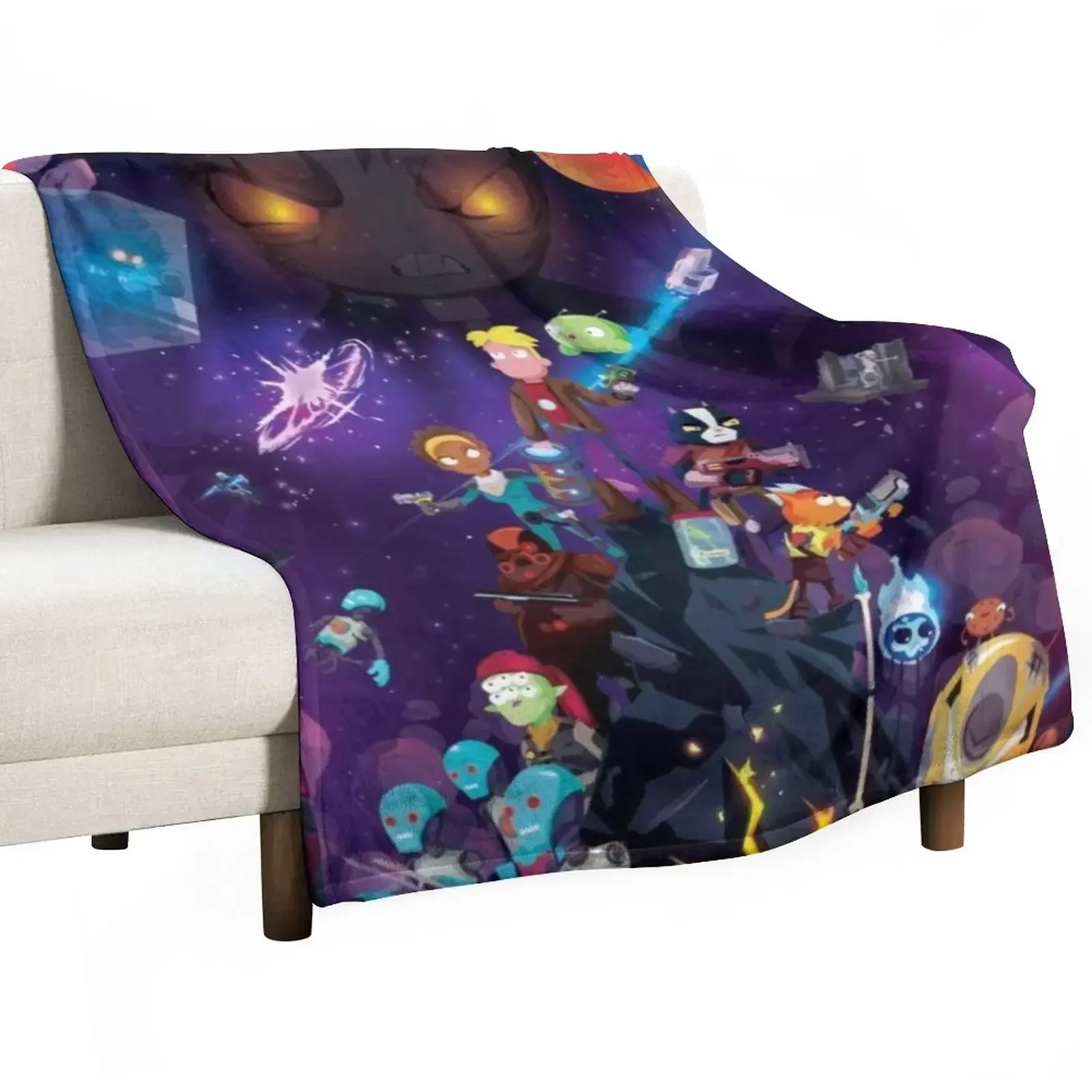 

FinalSpace Throw Blanket Hair Bed Blankets