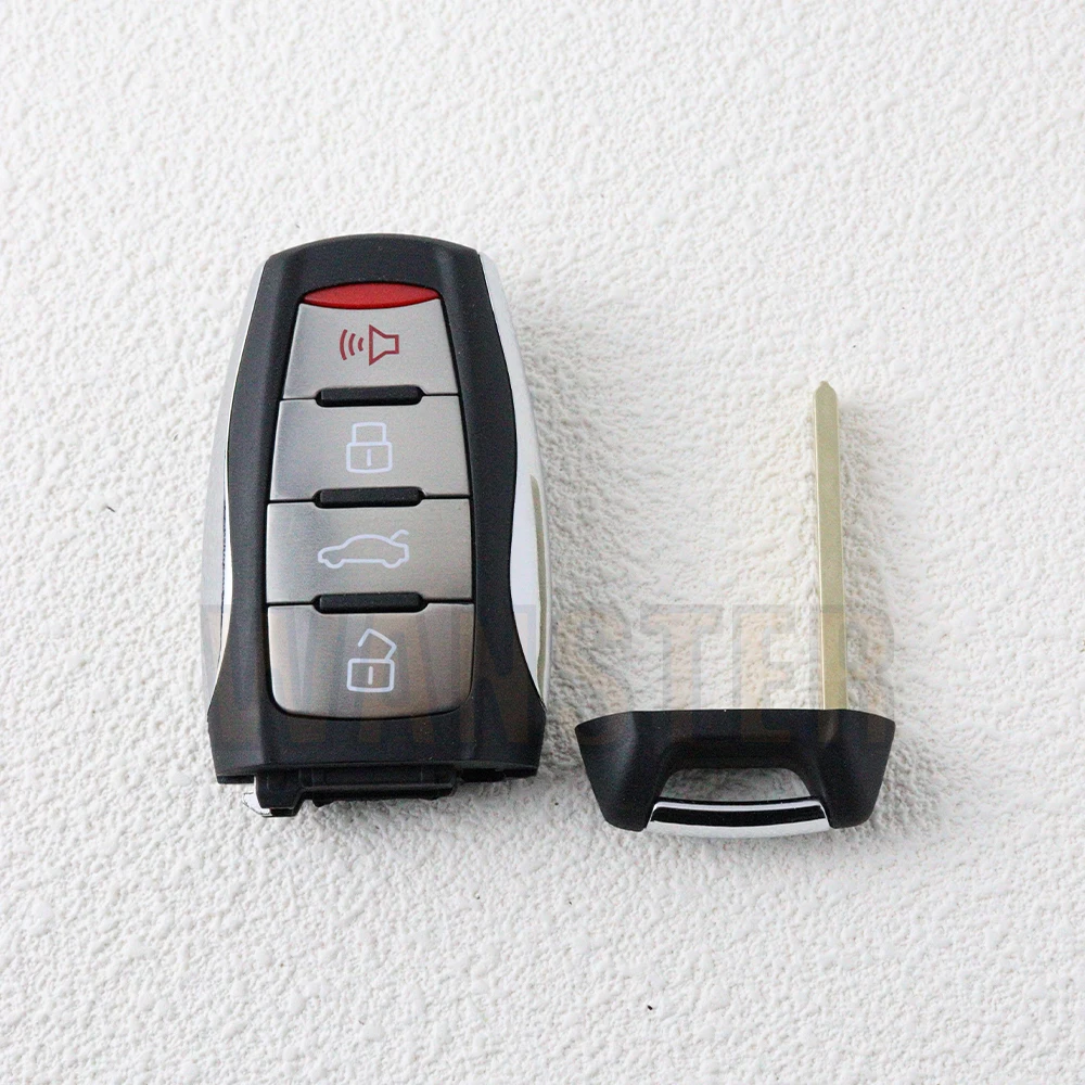 Enhanced Car Smart Remote Key Case Fob Shell - 433 MHz