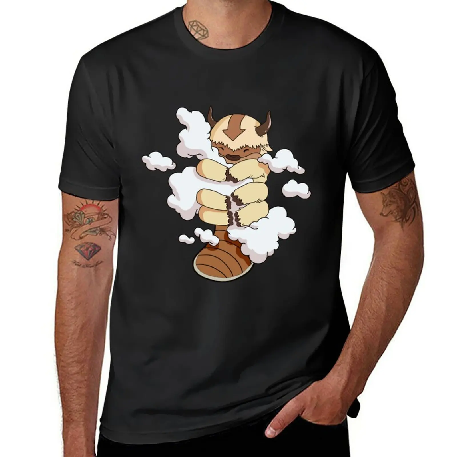 

New Appa In The Clouds T-Shirt Aesthetic clothing summer clothes oversized t shirt men
