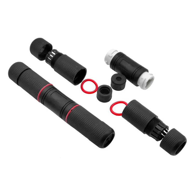 10Pcs RJ45 광대역 네트워크 케이블 익스텐더 도킹 커넥터 이더넷 네트워크 스트레이트 스루 방수 IP67 헤더 야외