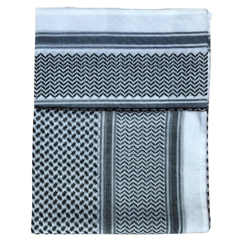 Traditional Muslim Shemagh Scarf - Islamic Head and Neck Wrap Accessory