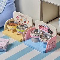 Elevated Spill-Proof Pet Feeding Bowl Stand 2