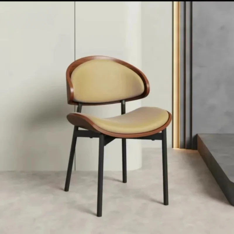 Anti Gravity Chair Kitchen Stool Leather Complete Dining Room Furniture Single Person Century Modern Genuine Mid Upholstered