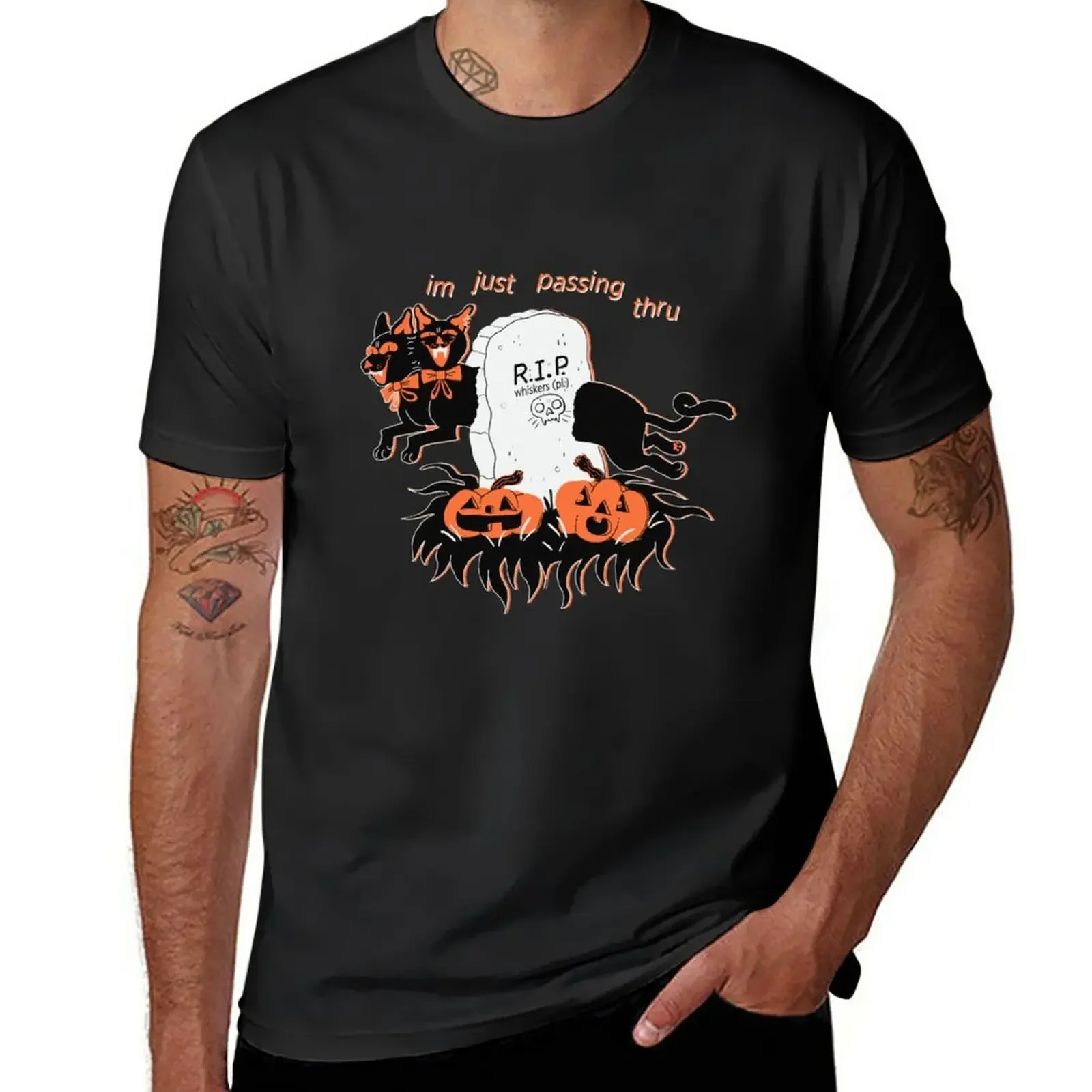 

Halloween Phase T-Shirt sublime Aesthetic clothing mens workout shirts