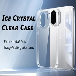 Flexible Durable Shockproof Phone Case - Clear TPU Cover with 360° Protection for OnePlus Ace 6 (Clear)