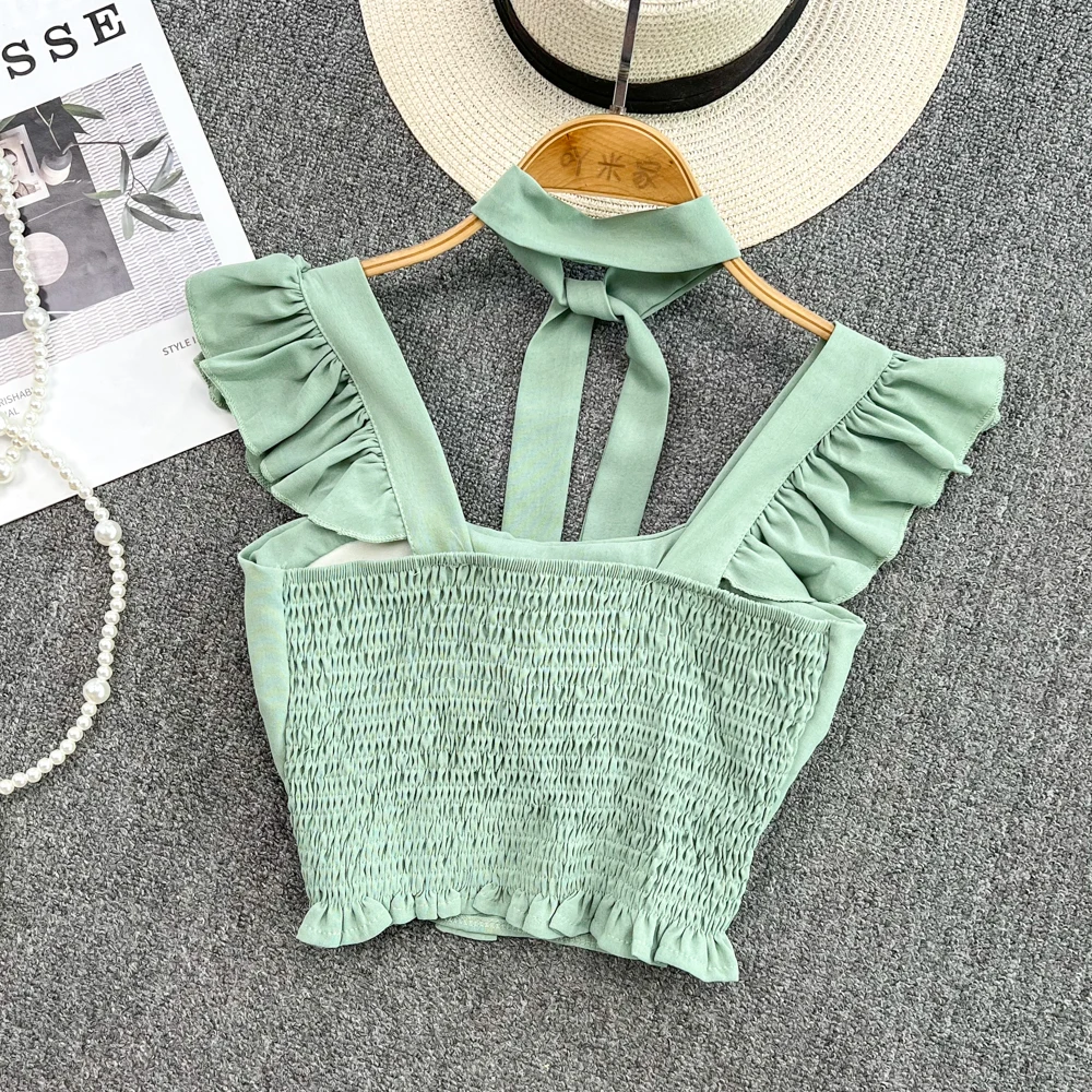 Debardeur Femme Bra Tank Top Ropa Mujer Gorset Camisoles for Women Butterfly Crop Tops Cropped Harajuku Tanks Dropshipping