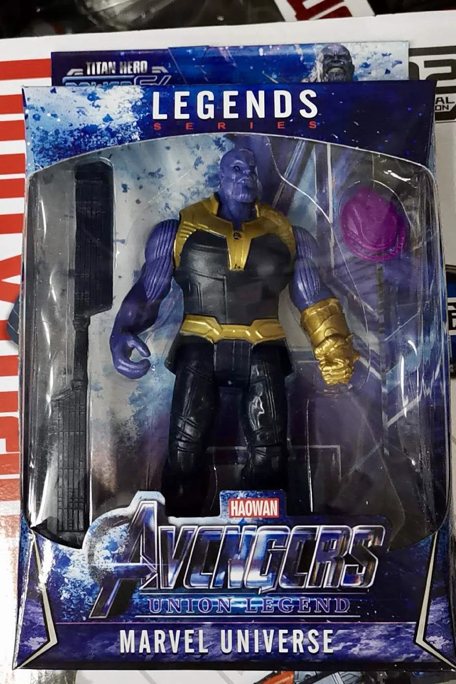 thumbnail image 1 of Figura luminosa de Marvel de 15 cm de Los Vengadores, Spider-Man, Hulk, Capitán América, Thanos, modelo de adorno de regalo con articulaciones de armas móviles, 1 of 5