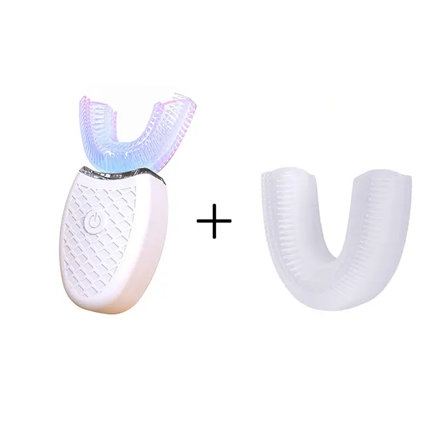 Sonic Electric Toothbrush U Type Toothbrush Silicon Head 360 Degrees Intelligent Automatic USB Charge Waterproof Teeth Whitening 10