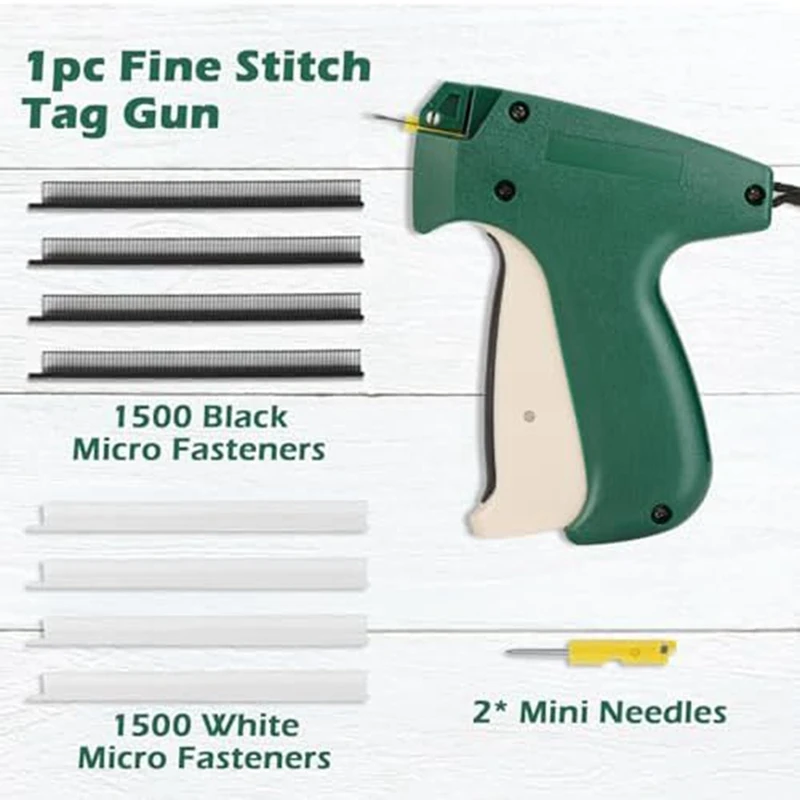 Label Gunset Fine Needle Label Gun Hemming Stitching Labelgun Plastic For Clothing Sewing Quilting