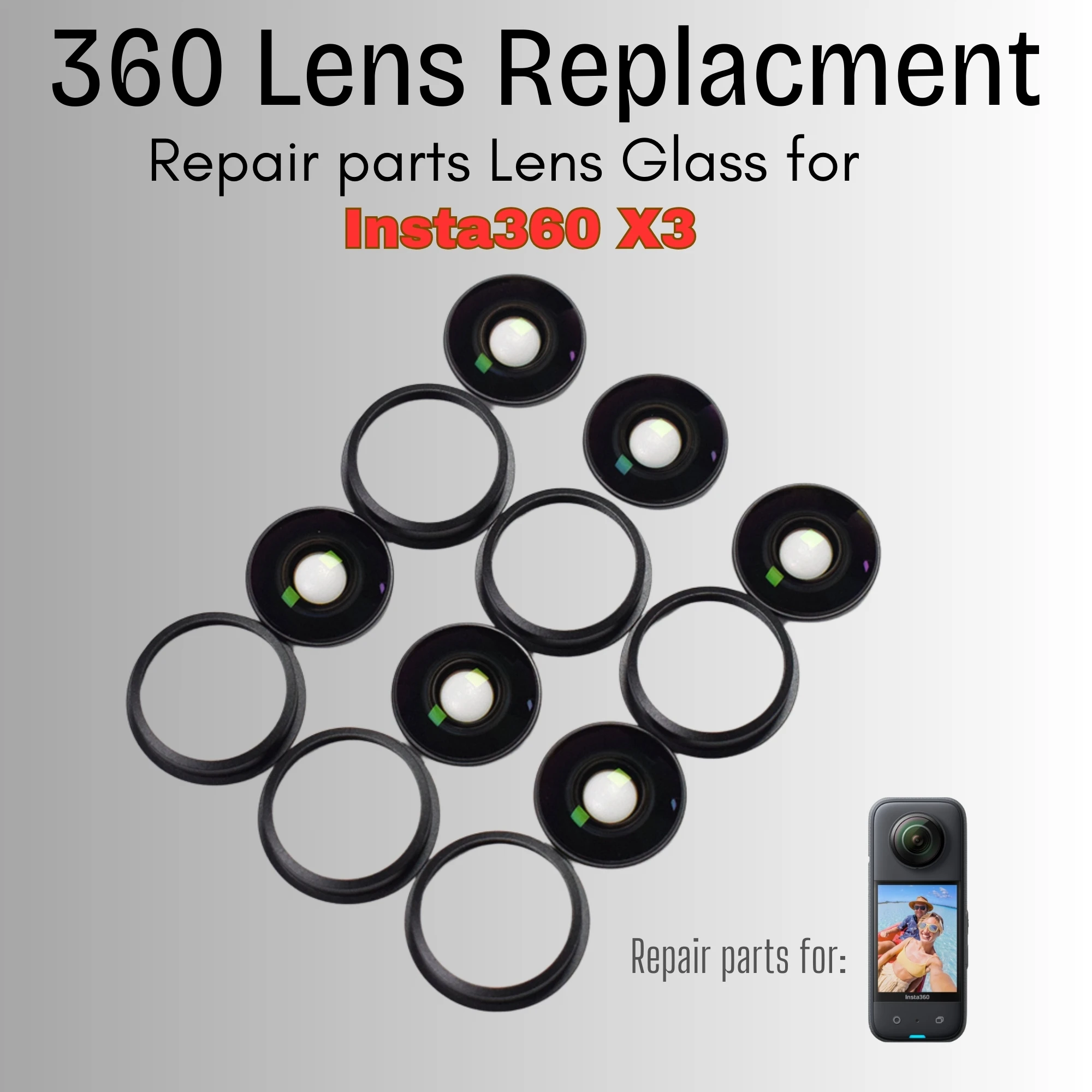 Insta360 X3 Lens cam Insta360 X3 kamera tamir par alar i in yedek insta360-x3-lens-cam-insta360-x3-kamera-tamir-par-alar-i-in-yedek