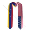 Venezuela Flag Unisex Adult Graduation Stole Shawl for Academic Commencements Celebration Uniform 1