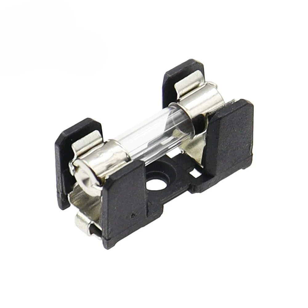 5PCS 5X20MM 유리 퓨즈 홀더 5*20 10A 250V SMD 보험 패널 마운트 퓨즈 홀더