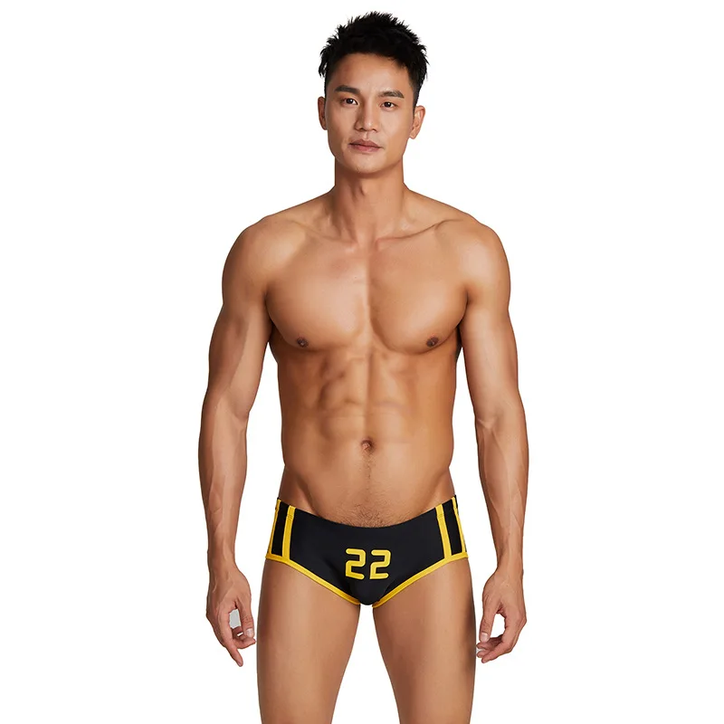 Swimming trunks nylon digital print trendy men's swimming trunks