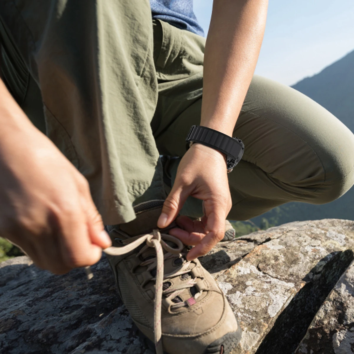 Garmin Alphine 22 26mm Nylon Quick Release Strap Wristband For Fenix5/5Plus/6/6Pro/7/Instinct/955 Watch Band Fenix5X 6X Bracelet