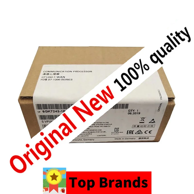

New Original New Original 6GK7243-1BX30-0XE0 Communication Processor CP 1243-11 is used to Connect S7-1200 Moudle Fast Shipping
