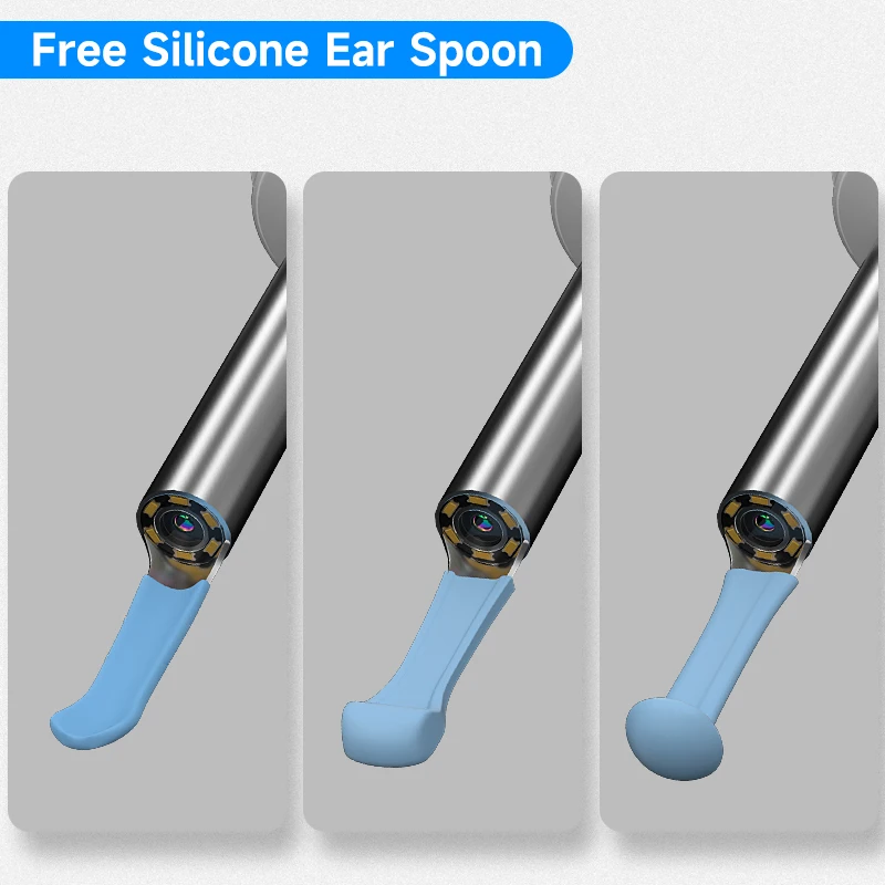WiFi Visual Otoscope Camera HD1080P for iOS Android Ear Picker Waterproof Dig Ear Wireless Endoscope for Ear Clean 4.2mm 4.9mm 5