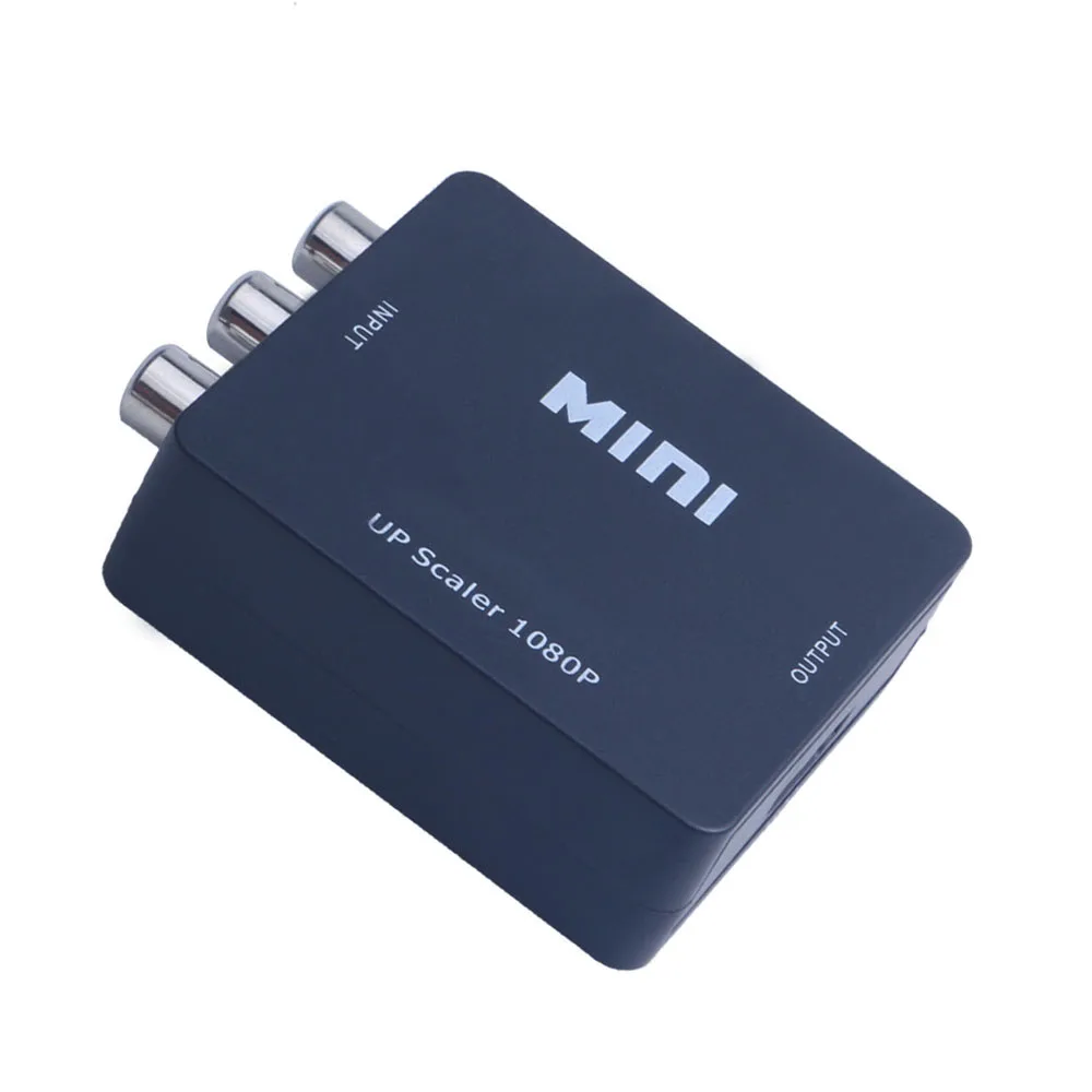 RCA AV к HDMI-совместимый адаптер для видеоконвертера CVSB L/R видео HD 1080P HDTV конвертер |