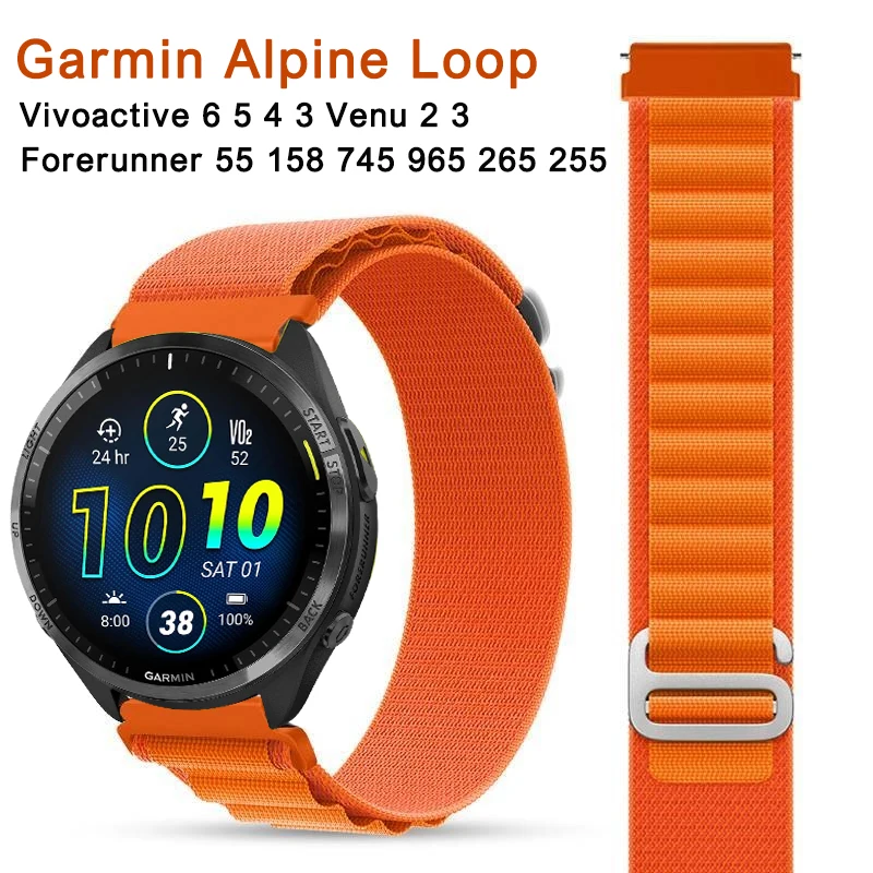 Alpine Loop Strap - Premium Sports Watch Bracelet, 20mm & 22mm Sizes