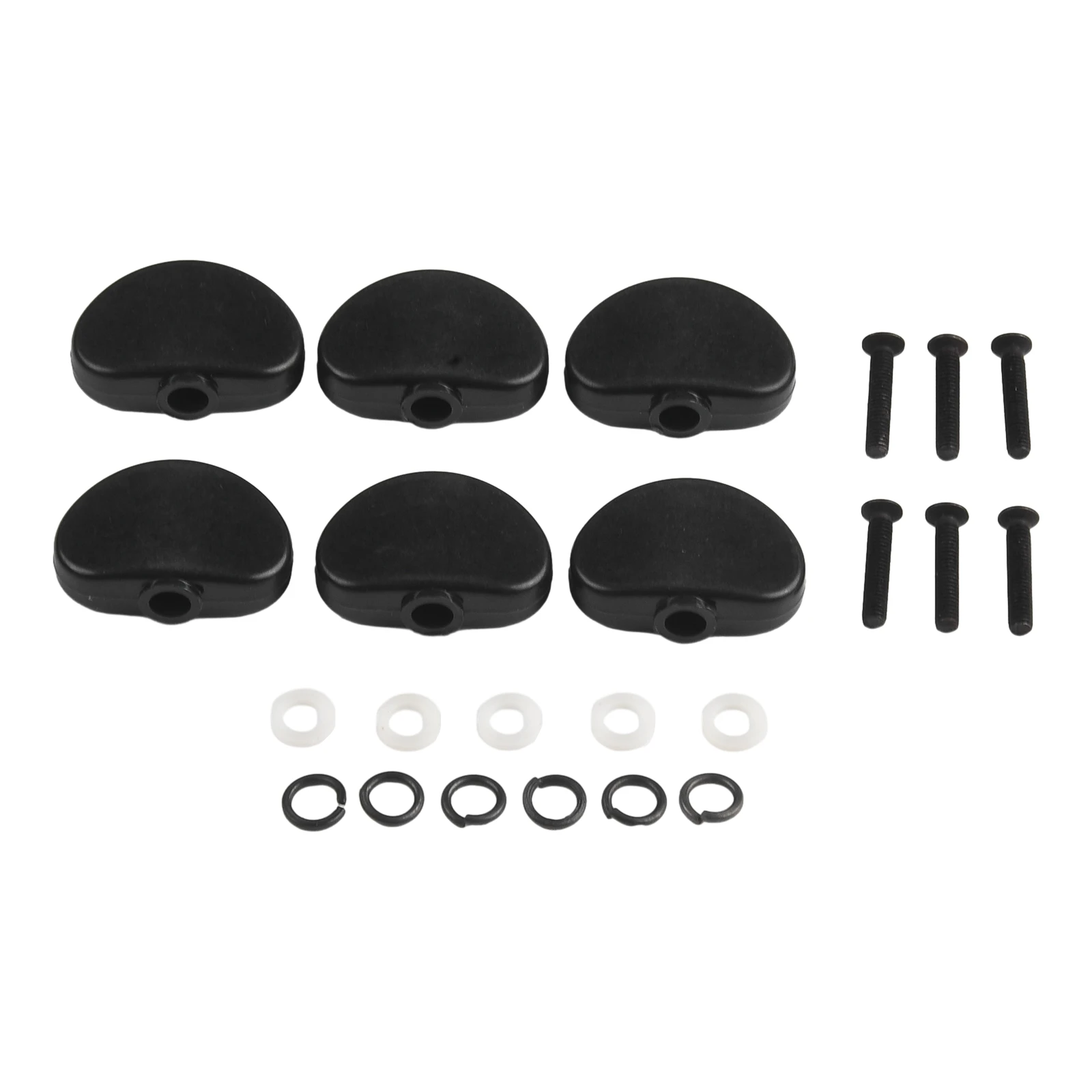 

6pcs Pieces Tuning Peg Buttons Excellent Workmanship Polished Wonderful Appearance White Pearl Electric Guitar Accessories