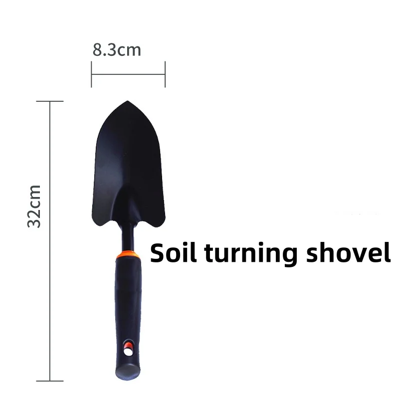 Soil turning shovel