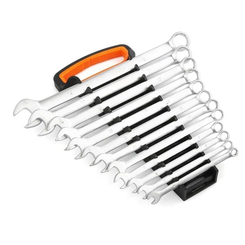 Multi Slot Ratchet Wrench Holder Convenient Plastic Tool Storage Rack for Quick Access and Organization Garage Workshop M4YD