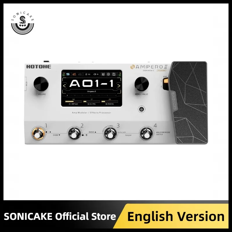 Hotone Ampero Ⅱ press 開封新品 Ampero II Press – Hotone Audio