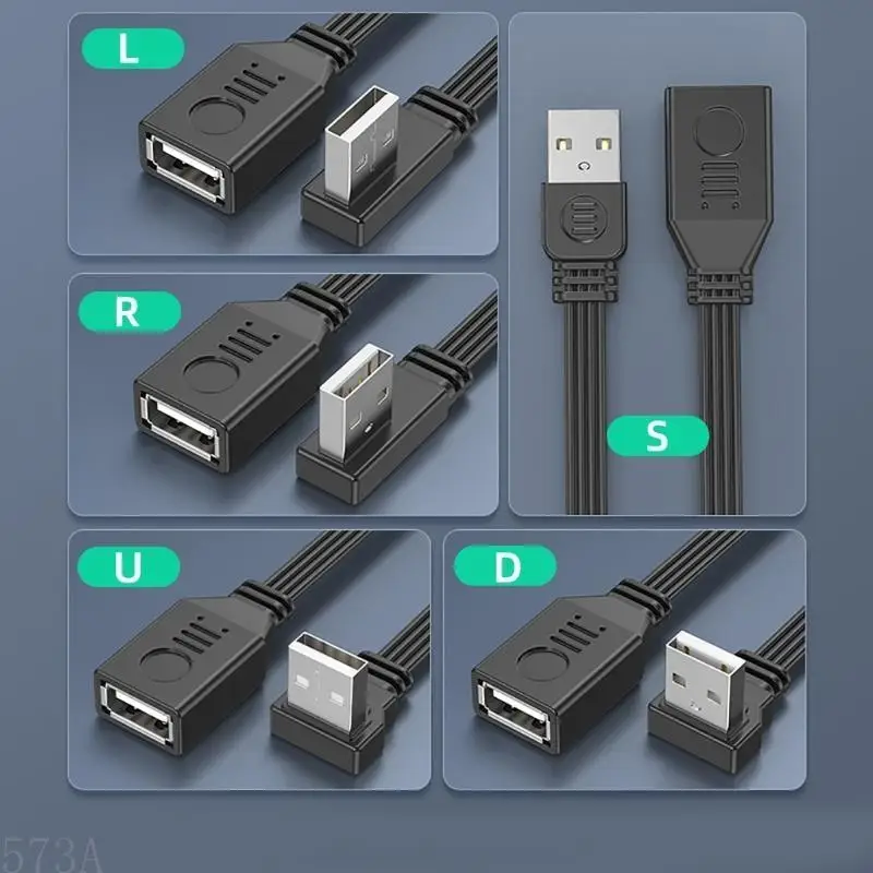 High-Speed USB 2.0 Extension Cable - Male to Female Data & Charging Cord