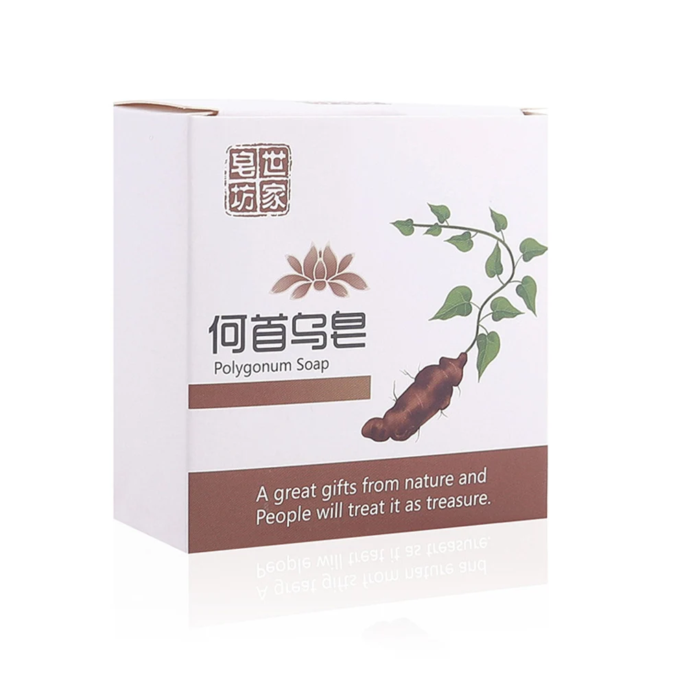 Plant Shampoo Soap Natural Polygonum Handmade Deep Cleansing Strengthen Nourish Refreshing Control Oil Anti-dandruff Hair Care