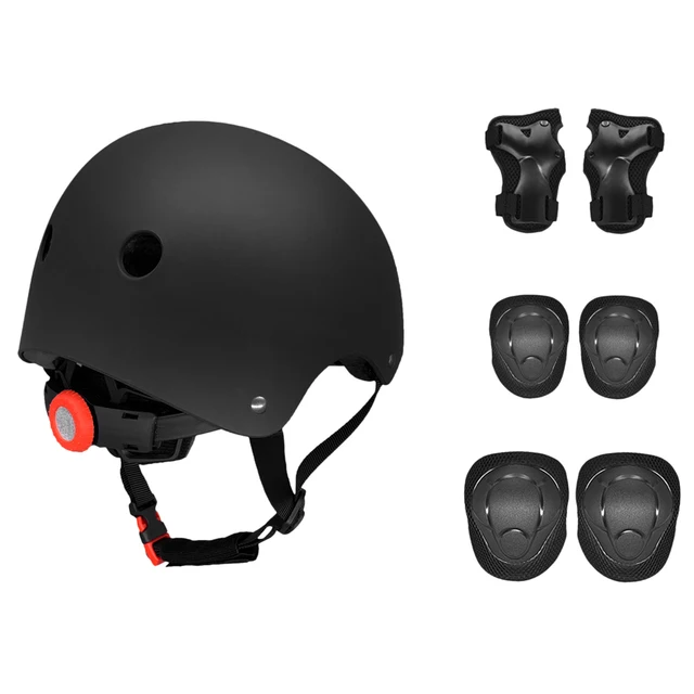 Set Protezioni 6 In 1 Per Bambini - Ginocchiere, Gomitiere E Polsiere Regolabili Per Skate, Bici E Sport - Foto 2