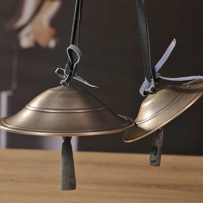 Nepalese Hand-made Bell Hot Baling Tibetan Percussion National Instrument Metal Copper Material Musical Instruments Tinkle Bell