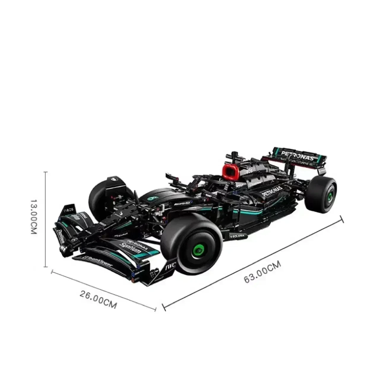 1642PCS Technical F1 W14 E Performance Building Blocks Super Race Car Assembly Model 1：8 Vehicle Toys Boys Christmas Gift 4