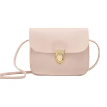 

2022 Korean Version of New Women's Bag Lock Button Small Square Bag One Shoulder Cross-body Bag for Women